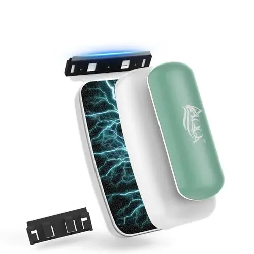 Nettoyeur de vitre magnétique AQQA taille S, 2 grattoirs