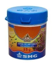 Oeufs d'Artemia décapsulés SHG 25 g pour nauplies