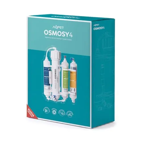 Osmoseur AQPET 4 étapes, membrane 190 l/jour pour aquarium