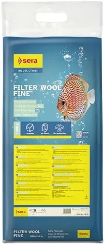 Ouate filtrante fine Sera Filter Wool 1 kg