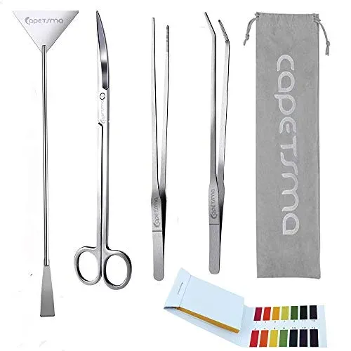 Outils d'aquascaping capetsma en acier inoxydable