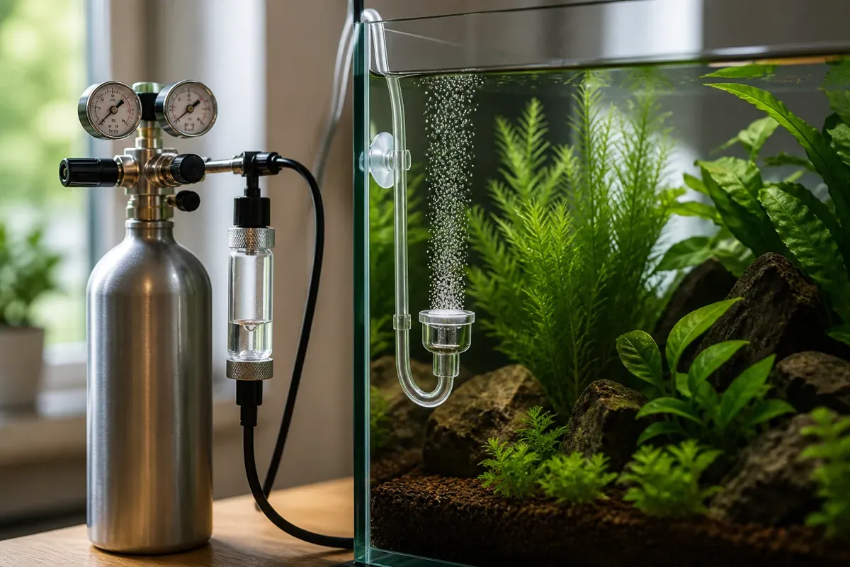 CO2 en aquarium : kit, bouteille, diffuseur et quand c'est vraiment utile
