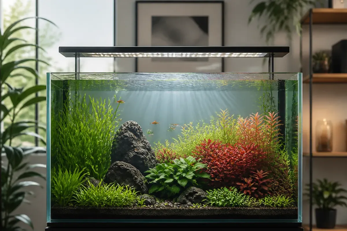 Éclairage LED pour plantes d'aquarium : lumens, spectre et durée d'éclairage
