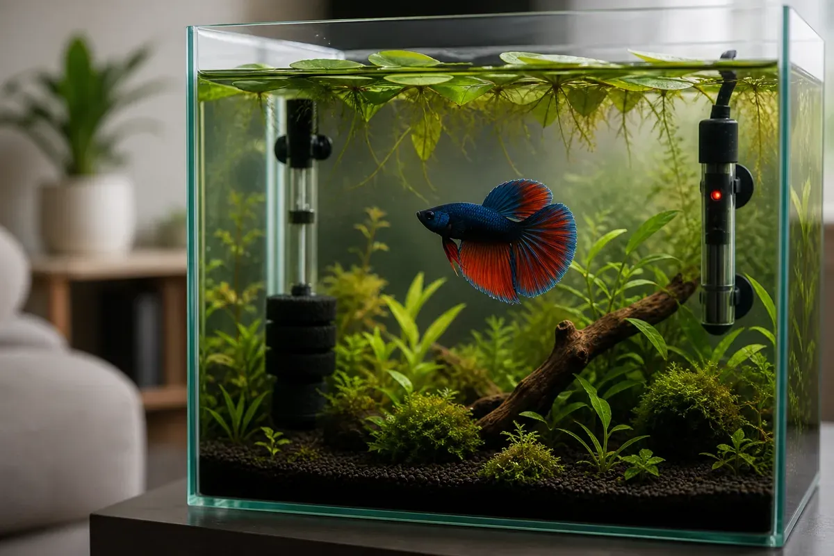 Poisson combattant : aquarium, eau, chauffage, nourriture et plantes pour betta
