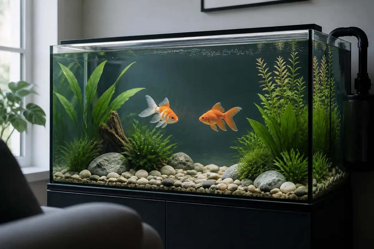 Poisson rouge : quel aquarium et quel filtre, le bocal n'est pas un aquarium