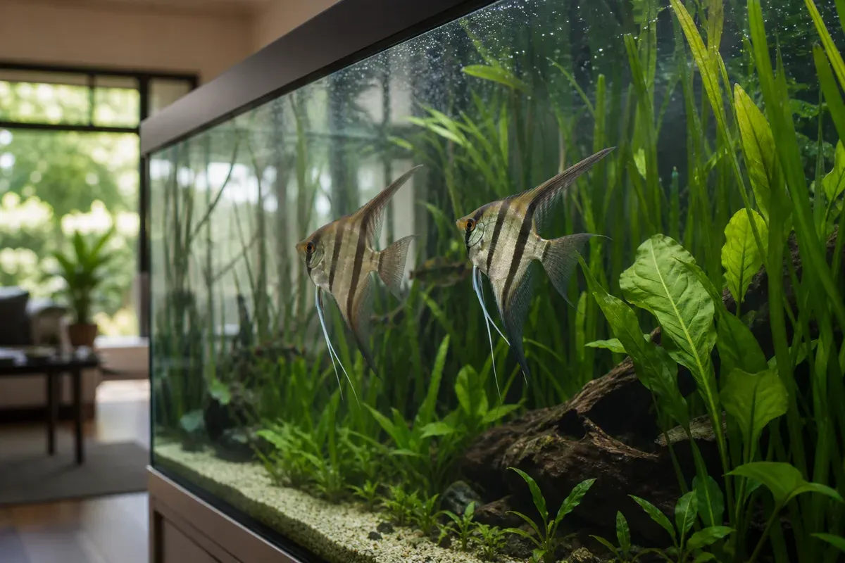 Scalaire : quel volume d'aquarium et avec quels poissons le faire cohabiter