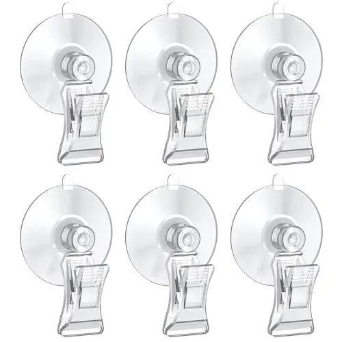 Pawfly lot de 6 supports à ventouse pour aquarium
