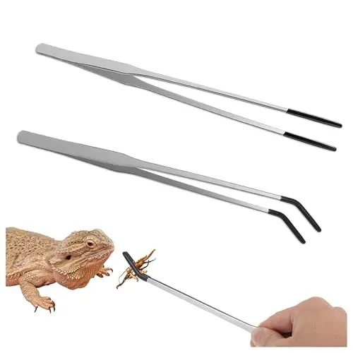 Kit de 2 pinces longues Funngy en inox de 27 cm pour aquarium