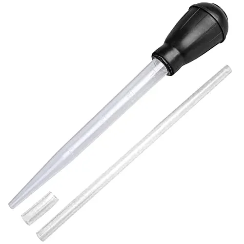 Pipette d'aquarium IAFVKAI 30 ml avec tuyau d'extension