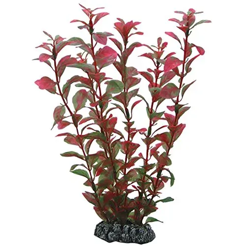Plante artificielle Hobby Ludwigia 25 cm sur roche