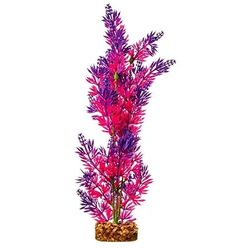 Plante décorative GloFish violette et rose, grande taille