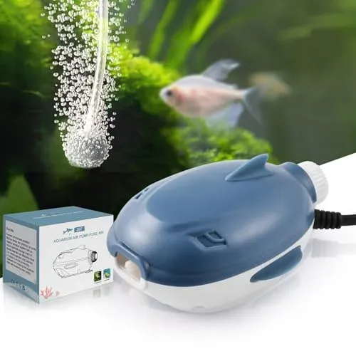 Pompe à air silencieuse PYPABL 2 W pour bac de 20 à 75 l