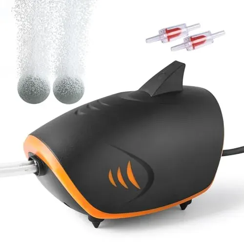 Pompe à air PYPABL 4 W à double sortie pour aquarium 30 à 600 l