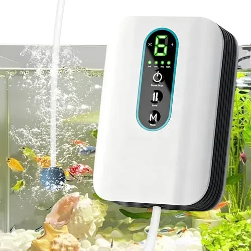 Pompe à air rechargeable USB WIYETY pour aquarium