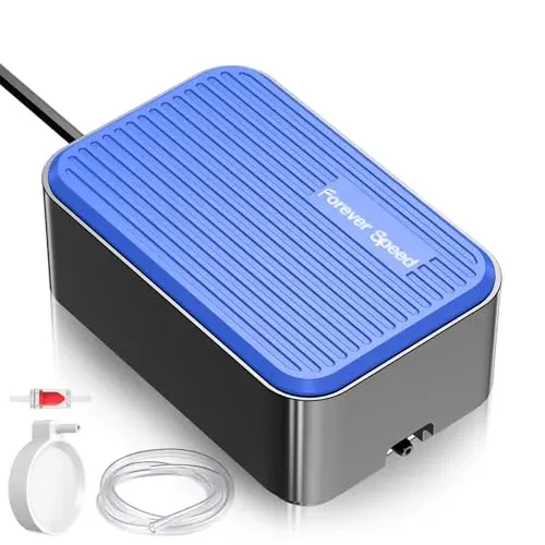 Pompe à air silencieuse Forever Speed 2 W pour bac jusqu'à 100 l