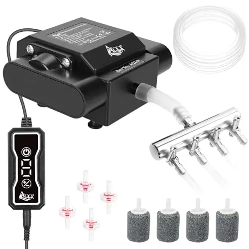 Pompe à air AQQA 10 W ou 15 W avec contrôleur et collecteur