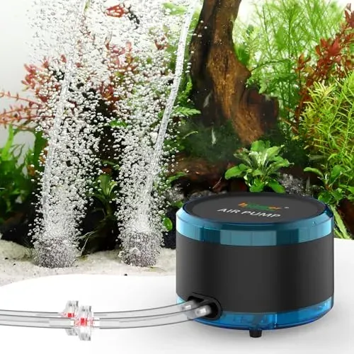 Pompe à air hygger HG279 double sortie pour bac jusqu'à 450 l