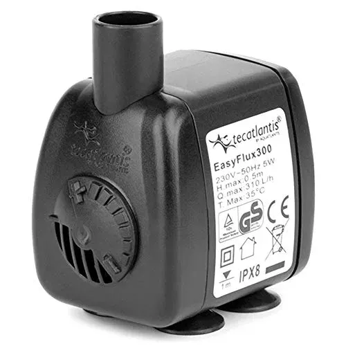 Pompe à eau Aquatlantis Easyflux 300, 310 l/h pour bac douce et mer