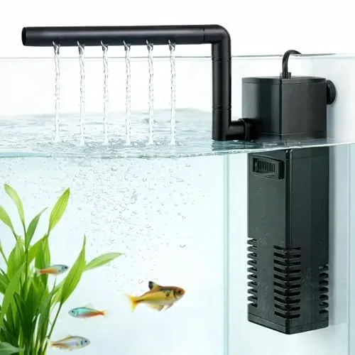 Pompe filtre interne Ailah 200 l/h pour aquarium jusqu'à 40 l