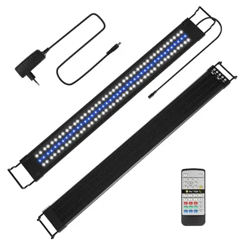Rampe LED Izrielar 30W pour aquarium d'eau douce 90-120 cm