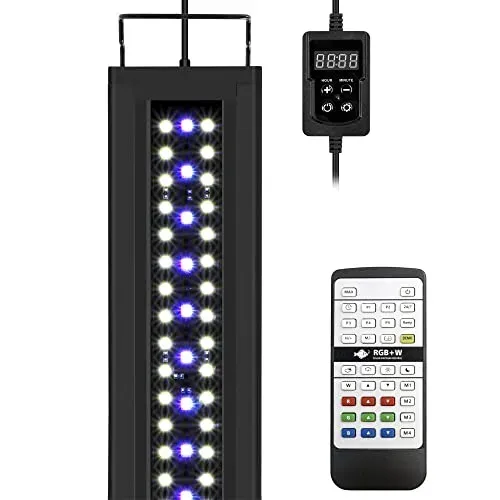 Rampe LED NICREW RGB+W 24/7 12 W 30 à 42 cm