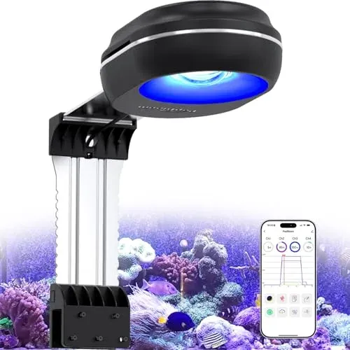 Rampe LED PopBloom RL60 WiFi 60 W pour aquarium récifal