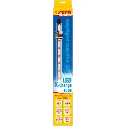 Rampe LED Sera Daylight Sunrise 36 cm pour aquarium d'eau douce