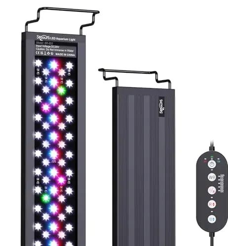 Rampe LED WRB SEAOURA pour aquarium 30 à 45 cm