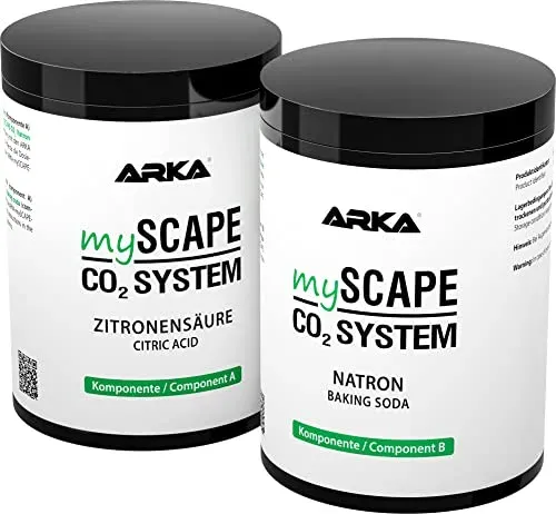 Recharge CO2 ARKA myScape 2 x 600 g, acide citrique et bicarbonate