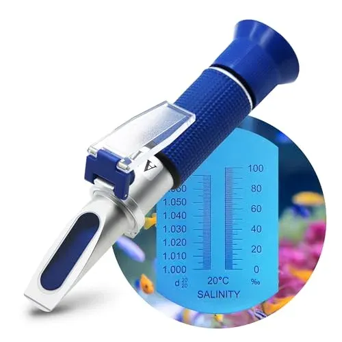 Réfractomètre de salinité AMTAST RHS-10ATC pour eau de mer