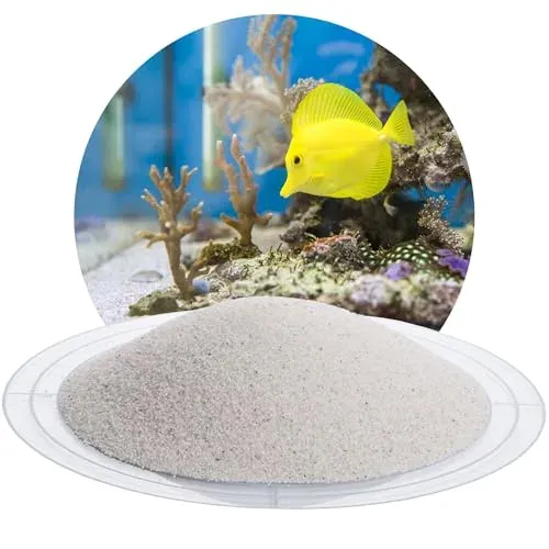 Sable d'aquarium blanc Schicker Mineral 25 kg pour eau douce et mer
