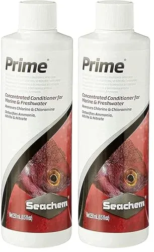 Seachem Prime 250 ml conditionneur d'eau lot de 2