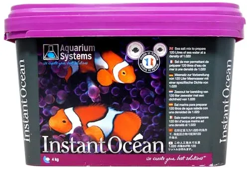 Sel Aquarium Systems Instant Ocean 4 kg pour 120 l
