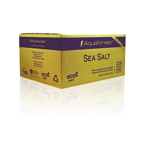 Sel de mer Aquaforest 25 kg pour aquarium récifal