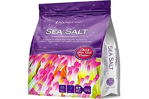Sel de mer Aquaforest 7,5 kg pour aquarium marin