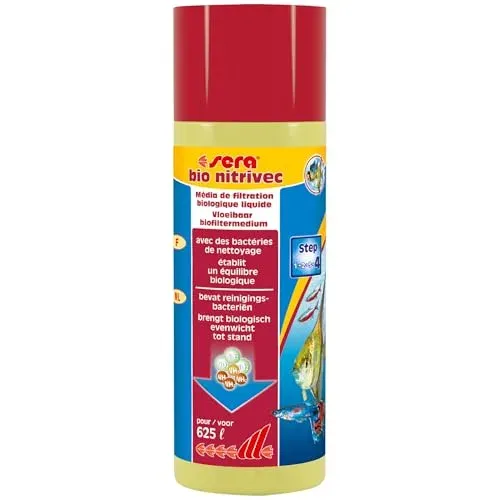 Sera Bio Nitrivec 250 ml, média de filtration liquide