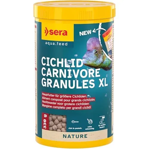 Sera Cichlid Carnivore Granulés XL pour grands cichlidés carnivores