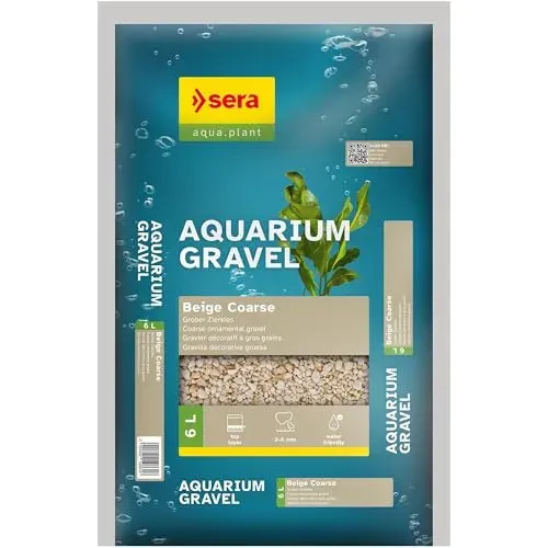 Sera Gravier Beige 6 L pour aquarium d'eau douce