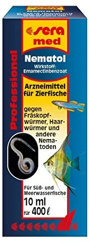 Sera Nematol 10 ml, traitement d'eau pour aquarium d'eau douce