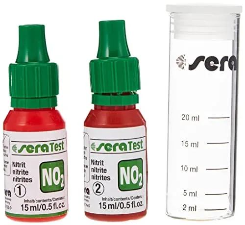 Sera Nitrite NO2 test d'eau douce et de mer