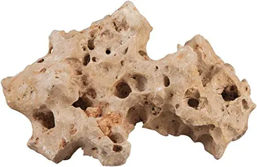 Sera Rock Hole Stone L pierre trouée beige 2 à 3 kg