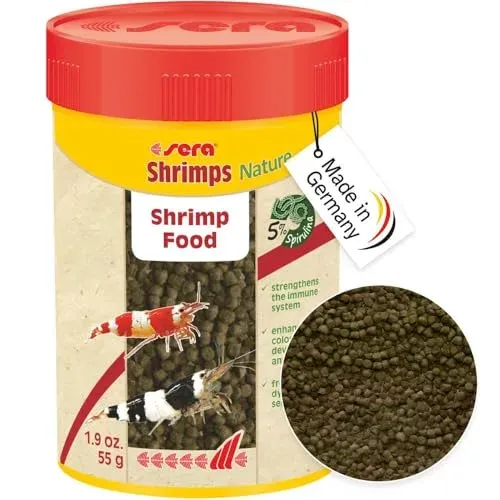 Granulés Sera Shrimp pour crevettes d'eau douce et de mer