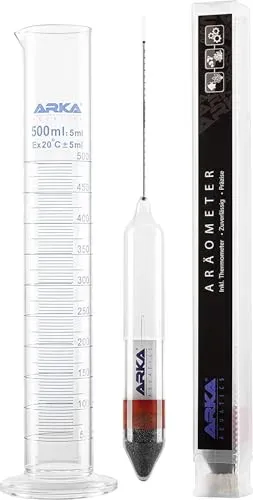 Set hydromètre et thermomètre ARKA pour eau de mer