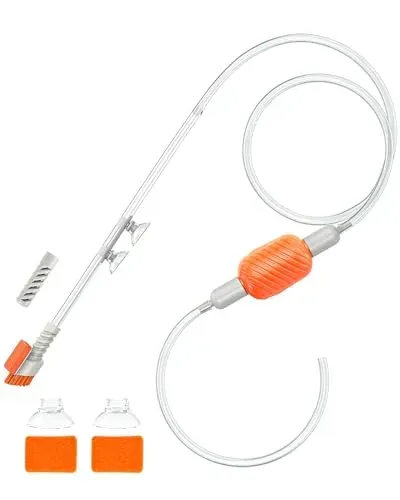 Siphon aspirateur Pawfly pour changement d'eau et nettoyage du sable