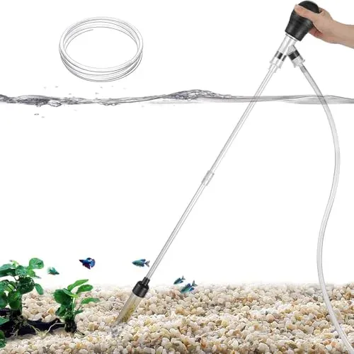 Siphon à gravier Carefree Fish pour aquarium de 10 à 22 l