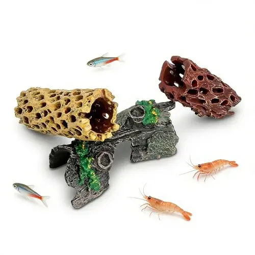 SLIAXINT lot de 3 cachettes pour crevettes