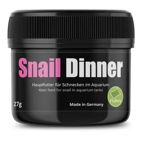 Snail Dinner GlasGarten : nourriture pressée pour escargots d'aquarium
