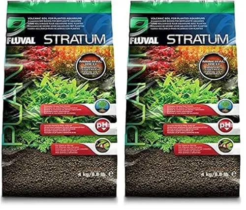 Substrat Fluval Plant & Shrimp Stratum 4 kg lot de 2