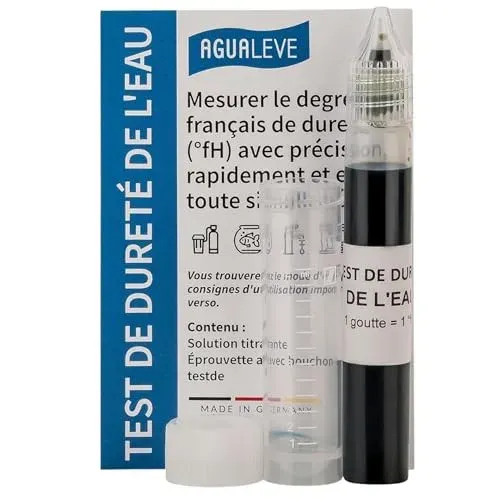 Test de dureté GH Agualeve pour aquarium, 25 à 200 mesures