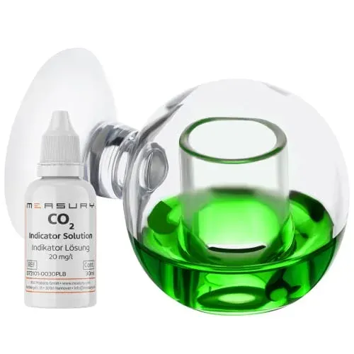 Test permanent CO2 Measury Drop Checker pour aquarium planté